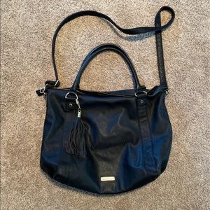 Black Steve Madden Leather Bag/Tote